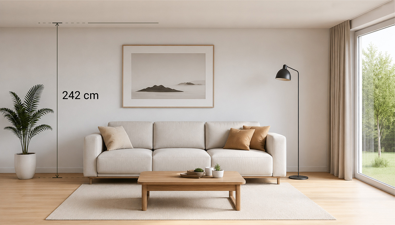 Livaro Haus Raumhöhe 242 cm